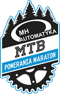 MH Automatyka MTB Pomerania 2023 - edycja 3 - Trąbki Wielkie, Cząstkowo - logo