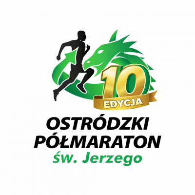 X Ostródzki Półmaraton św. Jerzego - logo